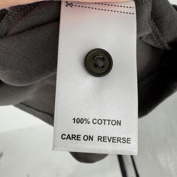 Billy Reid shirt mens XXL gray henley long sleeve minimalist casual cotton - Picture 5 of 5